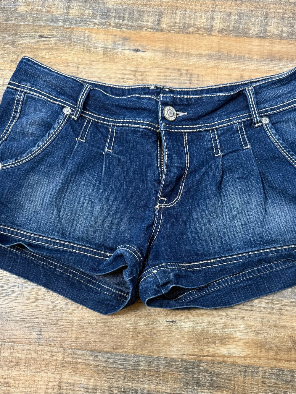 U.S. Polo Assn Dark Wash Stretch Denim Shorts Size 9/10